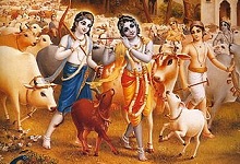Krishna with Beautiful Cowherds