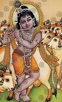 Krishna with a Beautiful Flute